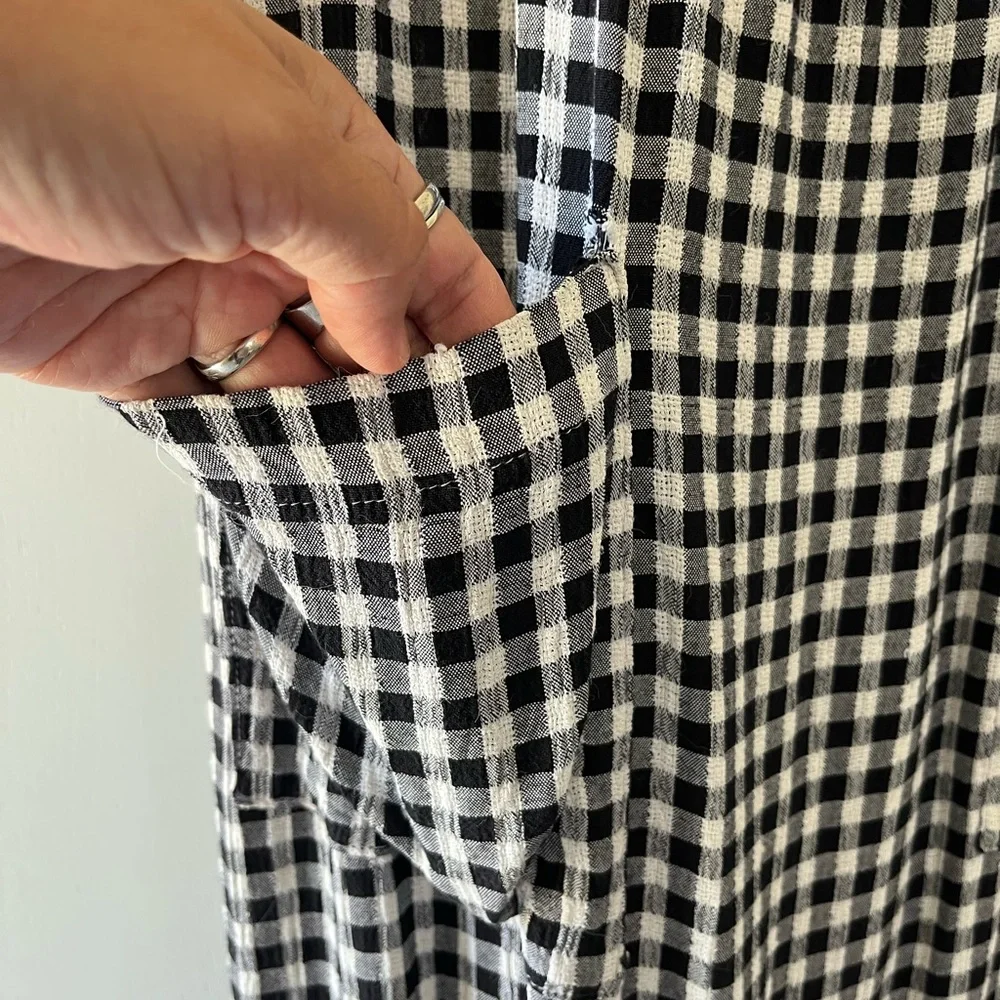 Dressing Clio Black and White Gingham Maxi Dress - Picture 5 of 8